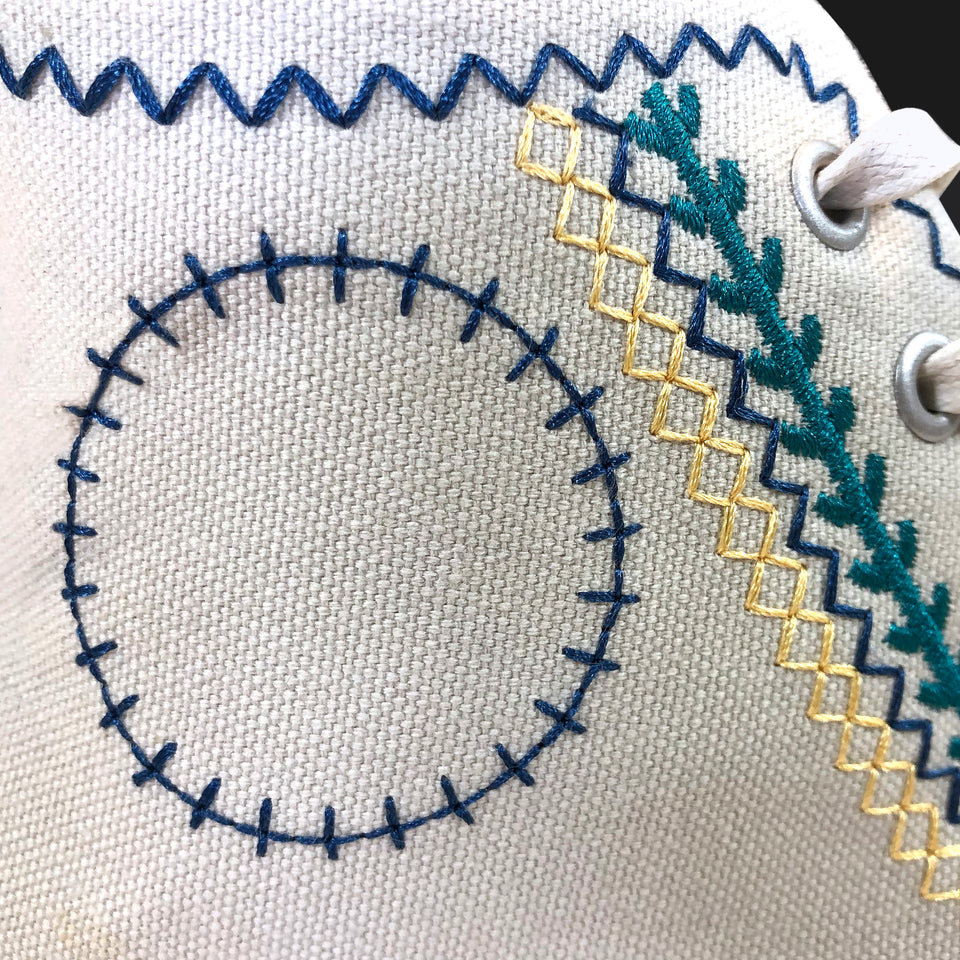 YMC - High Tops + Topstitch Detailing