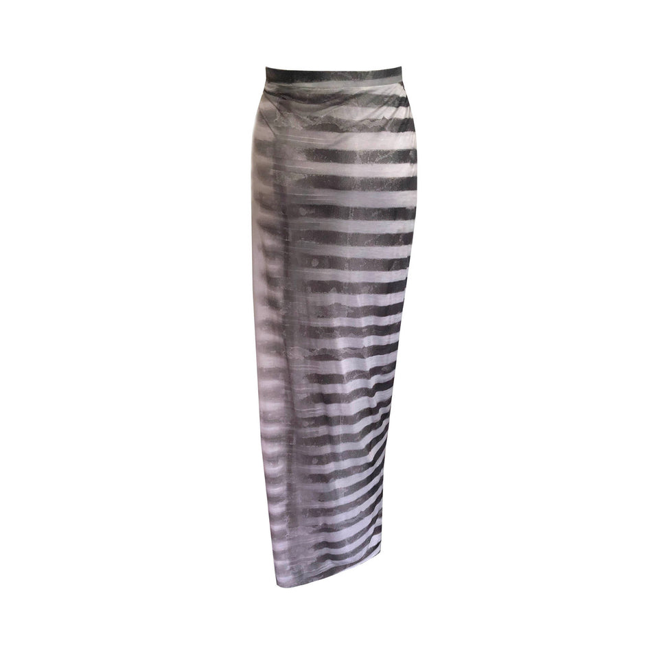 Helmut Lang - Frequency Print - Jersey Skirt