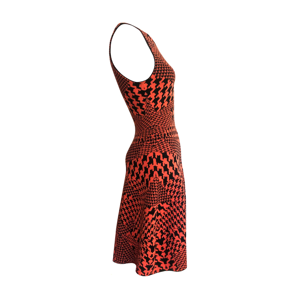 Alexander McQueen - Knitted Dogtooth Dress