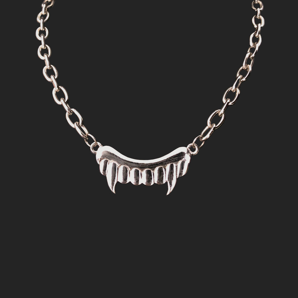 JC de Castelbajac - Silver ‘Fang’ Necklace - c.2000