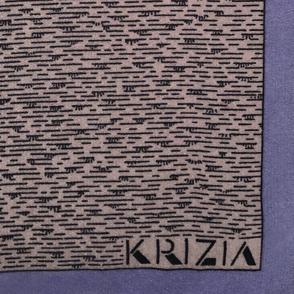 Krizia - Fox Print Scarf - c.1980