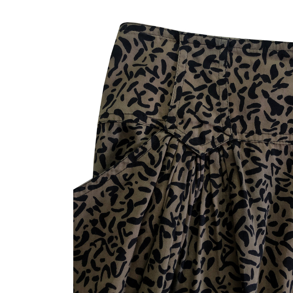 Krizia Leopard Maxi Skirt - c.1980